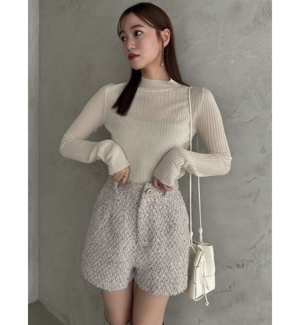 dazzlin「【SETUP】コンパクトツイードショートパンツ※セットアップ対応」|その他|