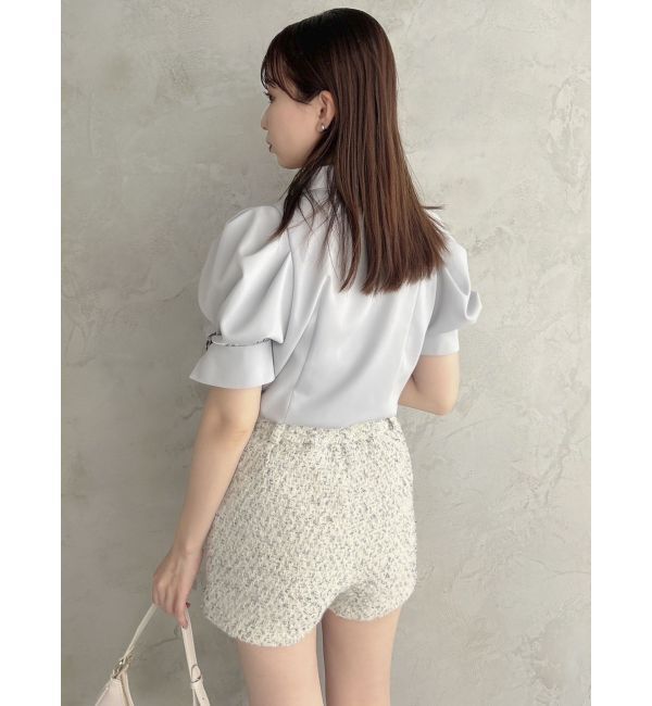 dazzlin「【SETUP】コンパクトツイードショートパンツ※セットアップ対応」|その他|