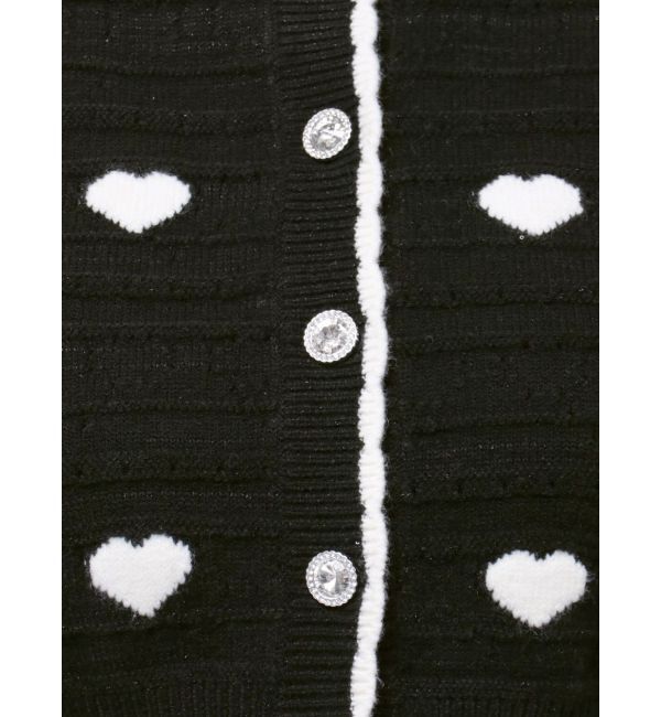 dazzlin「ハートジャカードカーデトップス」|カーディガン|
