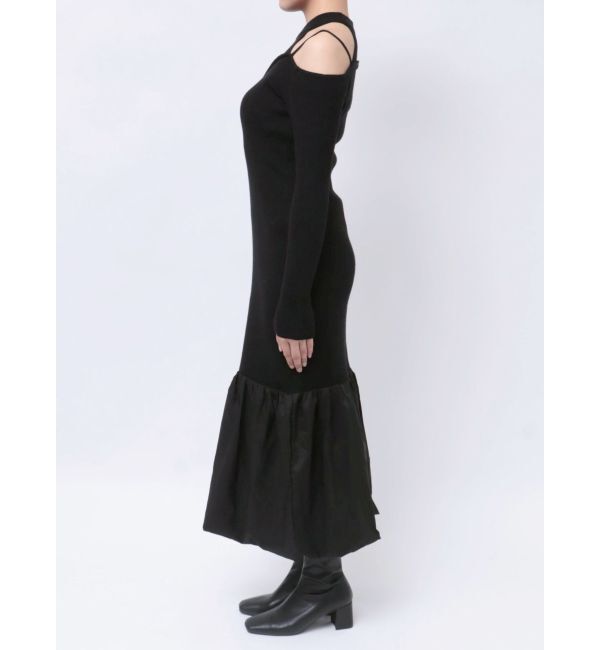 dazzlin「バブルヘムニットワンピース」|ワンピース|