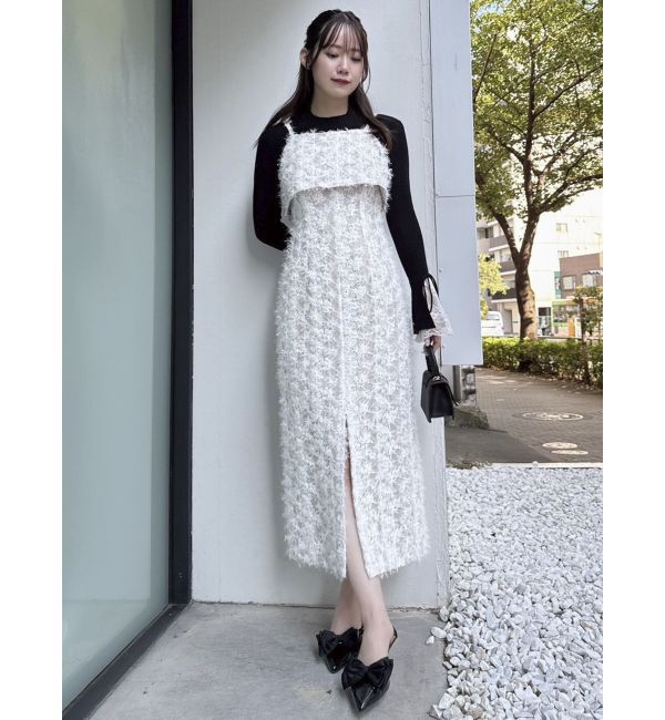 dazzlin「リボンパーティキャミワンピース」|ワンピース|