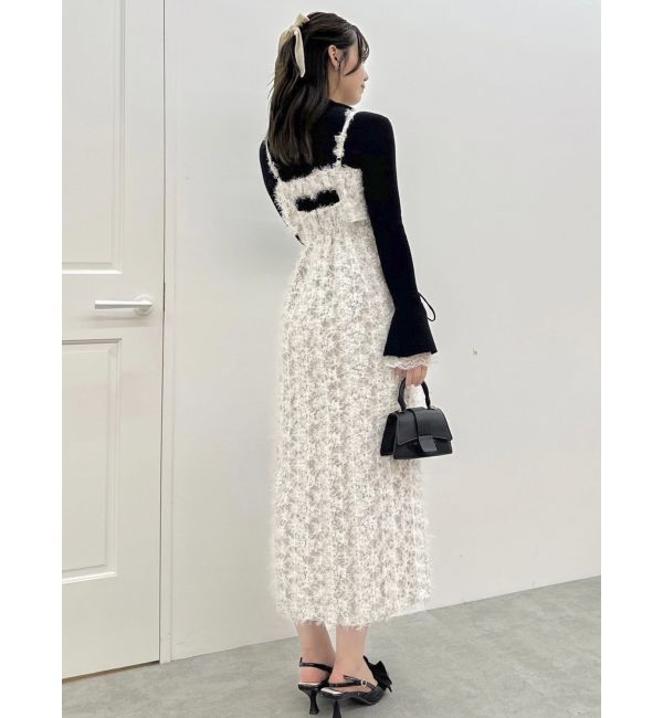 dazzlin「リボンパーティキャミワンピース」|ワンピース|