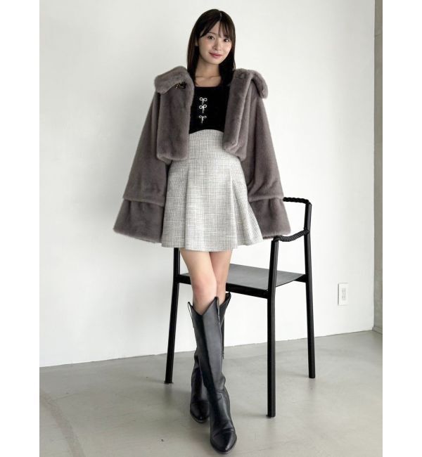 dazzlin「2WAYダブルレースアップコルセットミニスカート」|スカート|