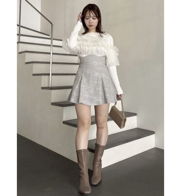 dazzlin「2WAYダブルレースアップコルセットミニスカート」|スカート|