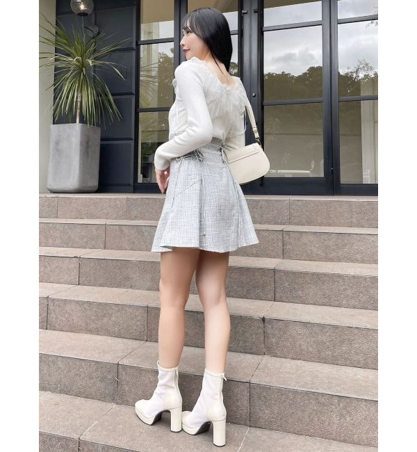 dazzlin「2WAYダブルレースアップコルセットミニスカート」|スカート|