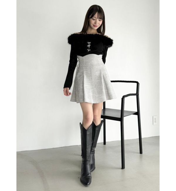 dazzlin「2WAYダブルレースアップコルセットミニスカート」|スカート|