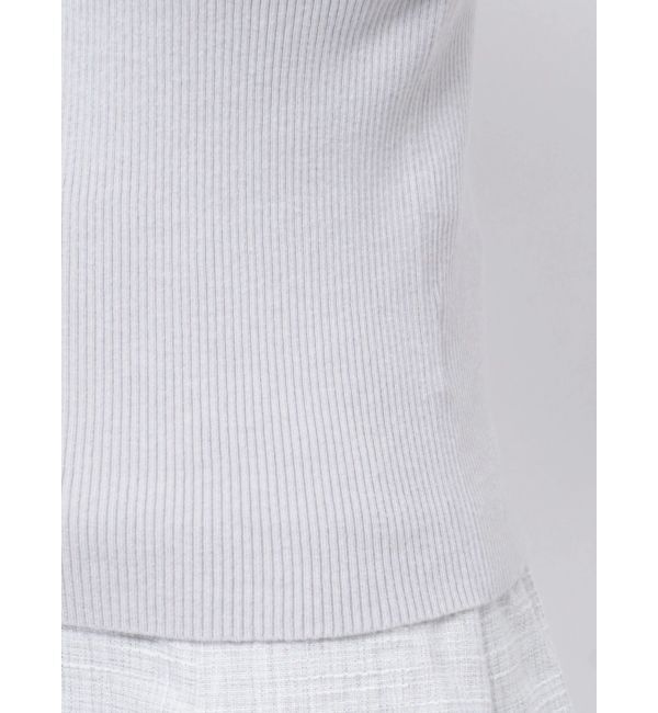 dazzlin「デコルテオープンリブニットトップス」|ニット・セーター|