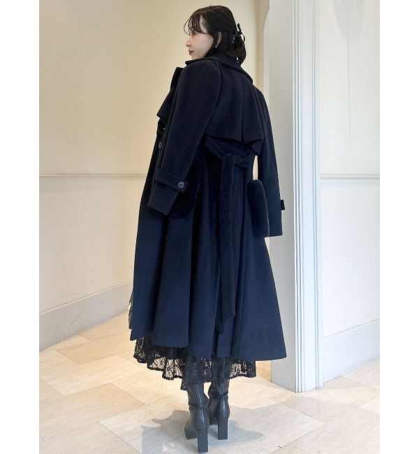 dazzlin「ポケファートレンチコート」|トレンチコート|