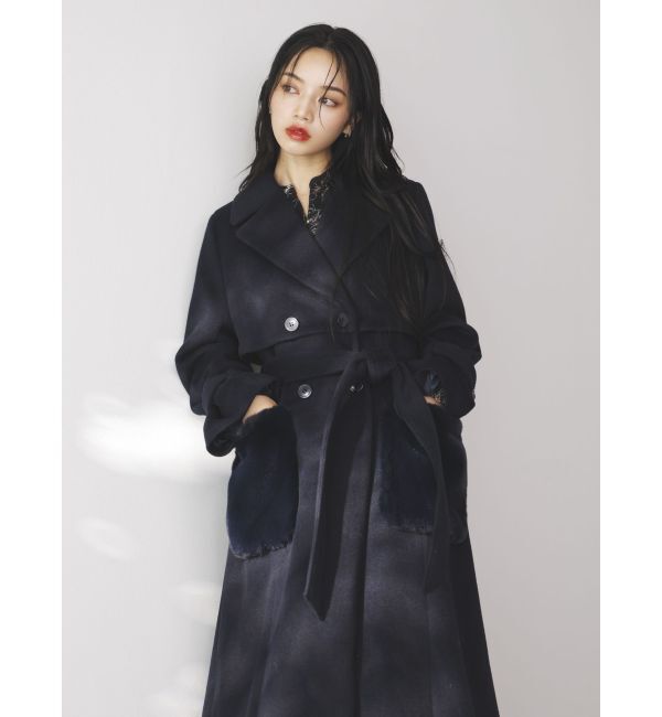 dazzlin「ポケファートレンチコート」|トレンチコート|