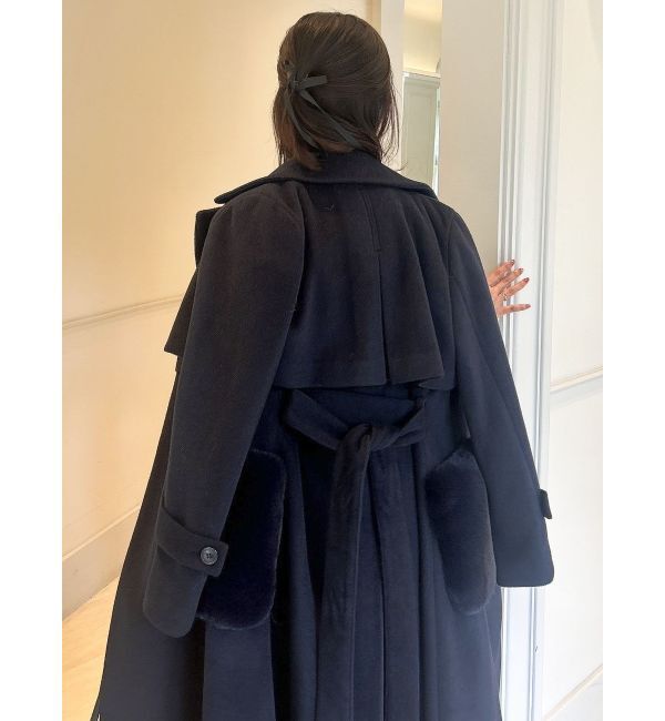 dazzlin「ポケファートレンチコート」|トレンチコート|