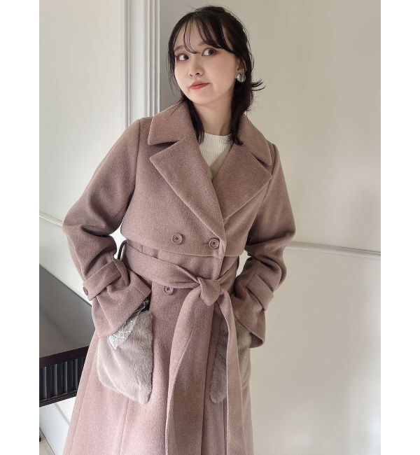 dazzlin「ポケファートレンチコート」|トレンチコート|