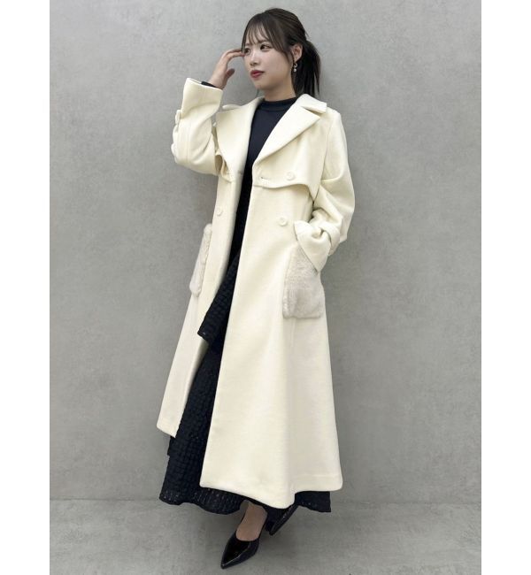 dazzlin「ポケファートレンチコート」|トレンチコート|