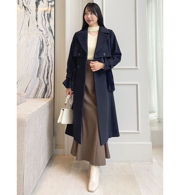 dazzlin「ポケファートレンチコート」|トレンチコート|