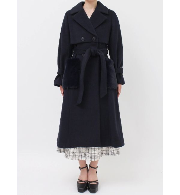 dazzlin「ポケファートレンチコート」|トレンチコート|