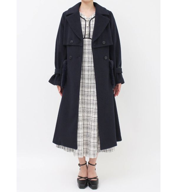 dazzlin「ポケファートレンチコート」|トレンチコート|