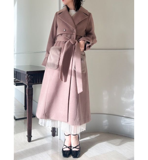 dazzlin「ポケファートレンチコート」|トレンチコート|