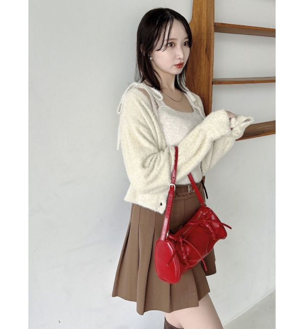 dazzlin「ミニシャギーラメニットカーデトップス」|カーディガン|