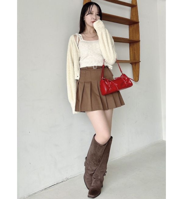 dazzlin「ミニシャギーラメニットカーデトップス」|カーディガン|