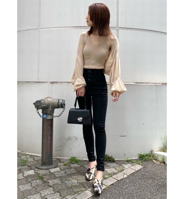 EMODA「【ELDER】FIXハイウエストデニム」|デニム|