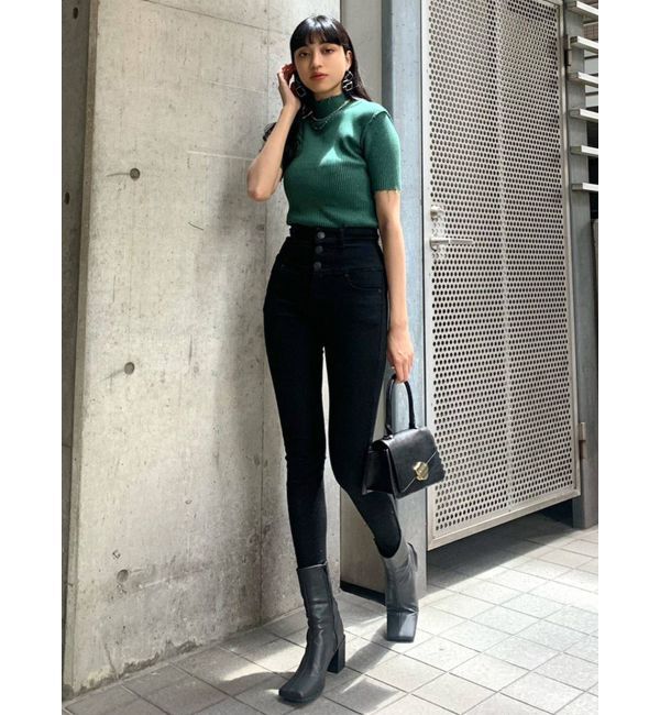 EMODA「【ELDER】FIXハイウエストデニム」|デニム|