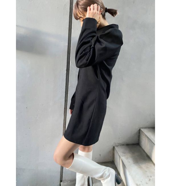 EMODA「ビッグカラーシャツワンピース」|ワンピース|