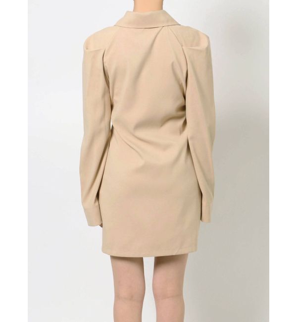 EMODA「ビッグカラーシャツワンピース」|ワンピース|