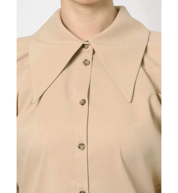 EMODA「ビッグカラーシャツワンピース」|ワンピース|