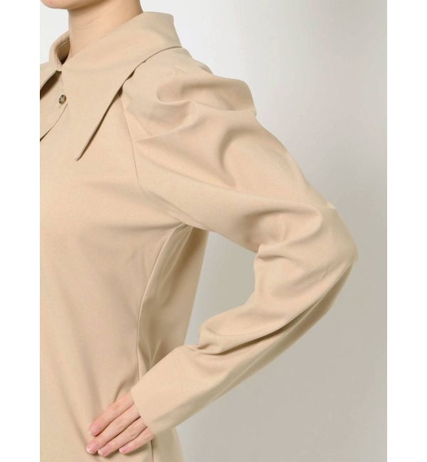 EMODA「ビッグカラーシャツワンピース」|ワンピース|