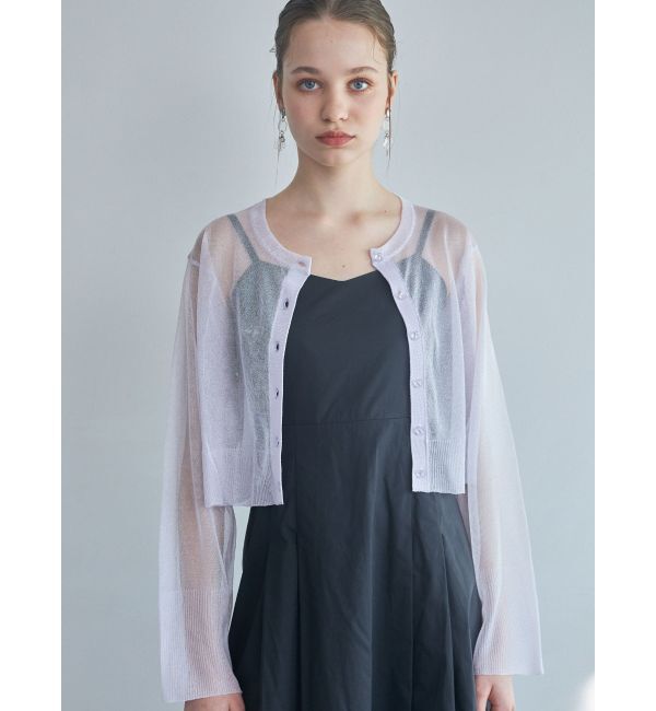 MERCURYDUO「スパークルシアーカーデ」|カーディガン|