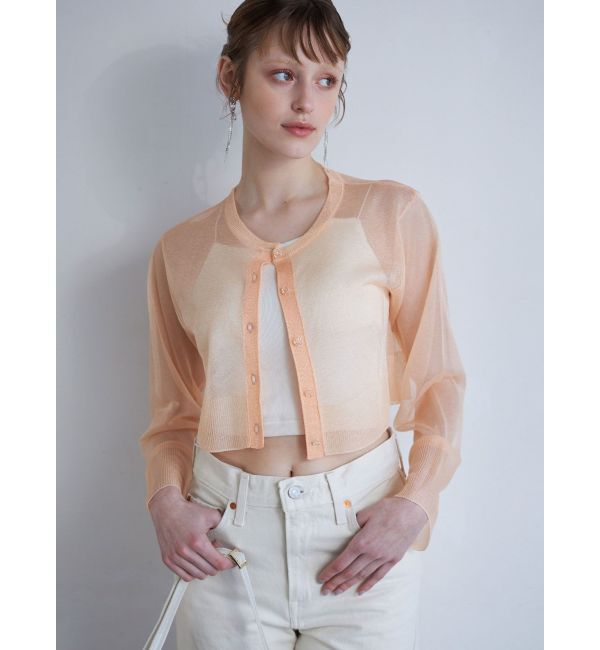 MERCURYDUO「スパークルシアーカーデ」|カーディガン|