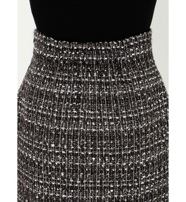 MERCURYDUO「【セットアップ着用可】ツイードミニスカート」|スカート|