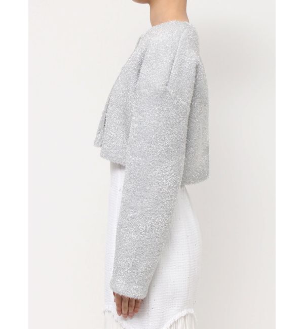 MERCURYDUO「フィルムシャギーWフェイスニットカーディガン」|カーディガン|