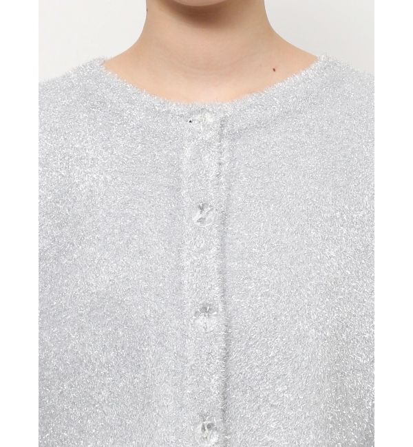 MERCURYDUO「フィルムシャギーWフェイスニットカーディガン」|カーディガン|