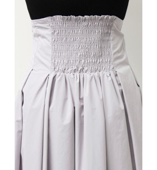 MERCURYDUO「タフタタックフレアスカート」|スカート|