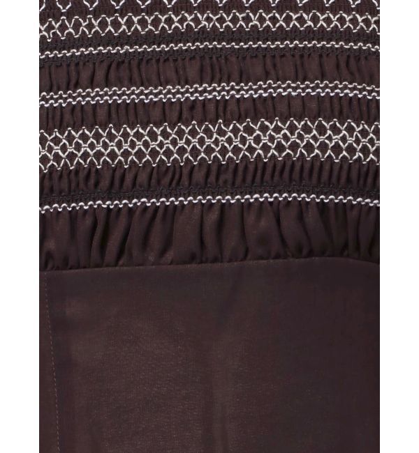 MERCURYDUO「カラースモッキングラッフルワンピース」|ワンピース|