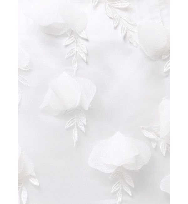 MERCURYDUO「【OUNNOUN】コサージュモチーフオーガンジースカート」|スカート|