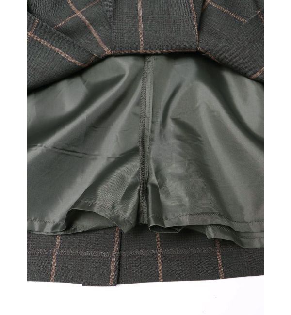 MERCURYDUO「ベルト付きチェックプリーツミニスカパン」|その他|