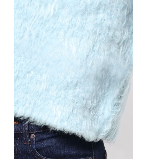 MERCURYDUO「【WEB限定カラーあり】シャギークロップドカーディガン」|カーディガン|