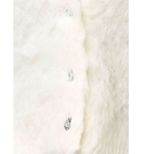 MERCURYDUO「【WEB限定カラーあり】シャギークロップドカーディガン」|カーディガン|