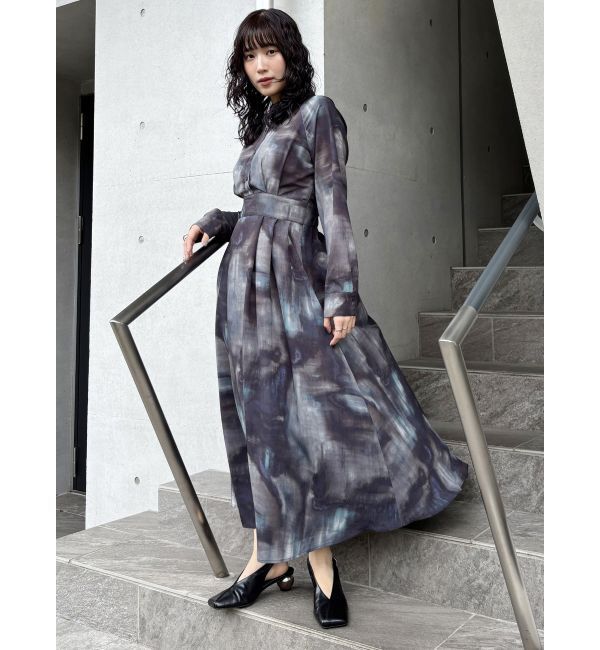 MURUA「ニュアンスマキシパターンワンピース」|ワンピース|