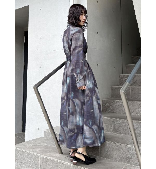 MURUA「ニュアンスマキシパターンワンピース」|ワンピース|