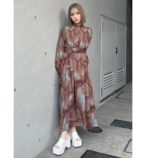 MURUA「ニュアンスマキシパターンワンピース」|ワンピース|