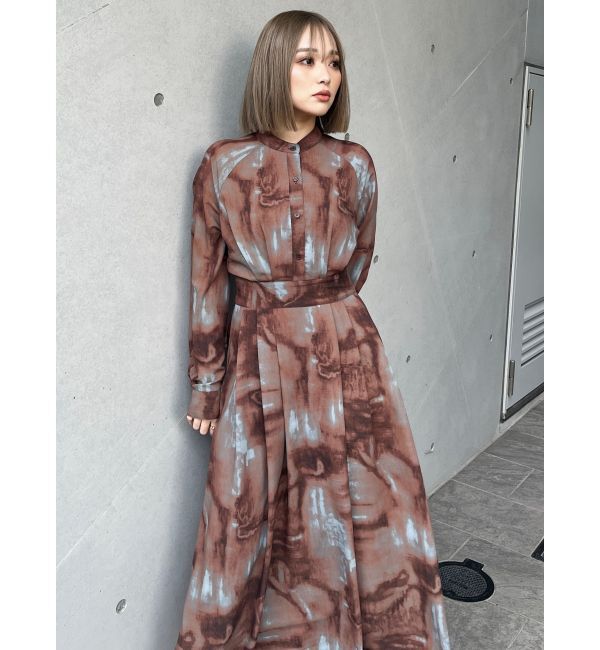 MURUA「ニュアンスマキシパターンワンピース」|ワンピース|