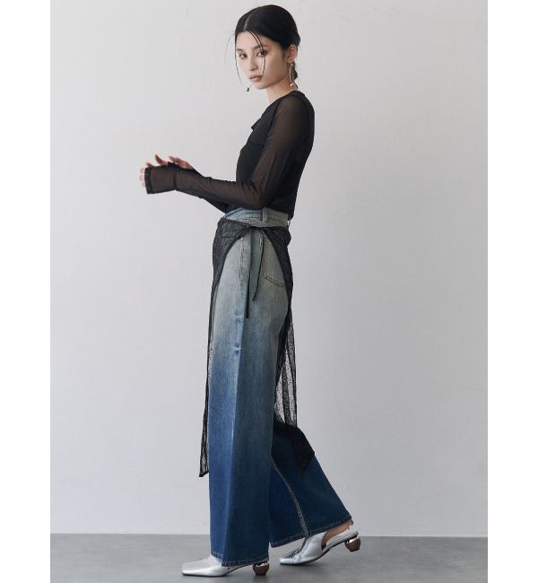 MURUA「カラーブロックシアートップス」|Tシャツ・カットソー|