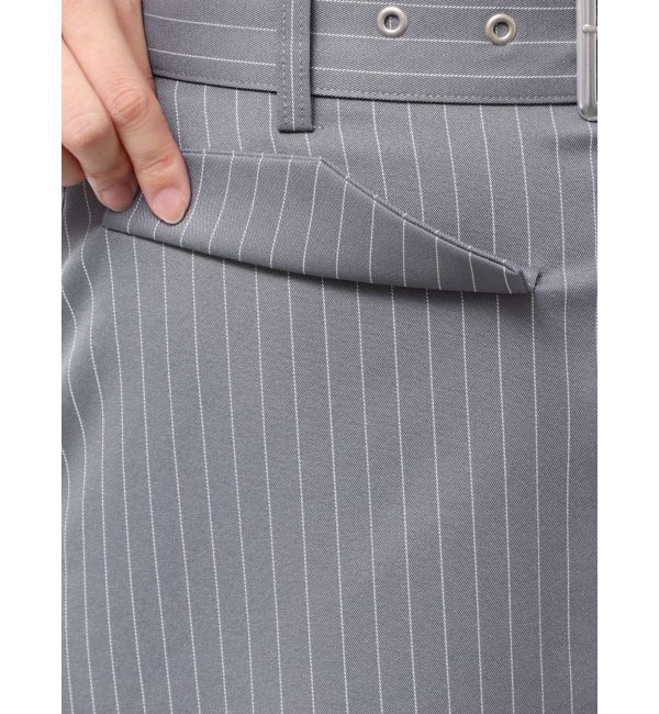 MURUA「異素材MIXスリットスカート」|スカート|