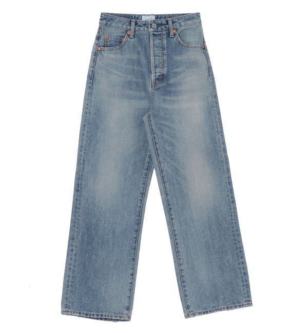 Ungrid「ハイウエストルーズストレートデニム」|デニム|