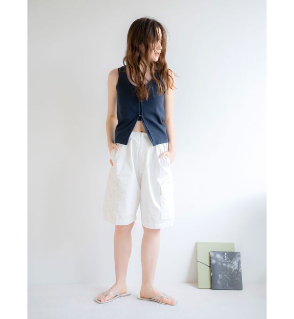 Ungrid「チュールコンビノースリデザイントップス」|Tシャツ・カットソー|