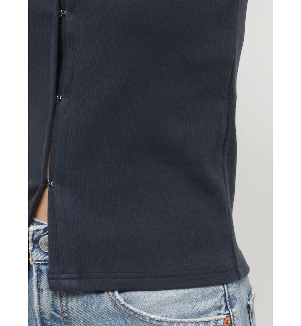 Ungrid「チュールコンビノースリデザイントップス」|Tシャツ・カットソー|