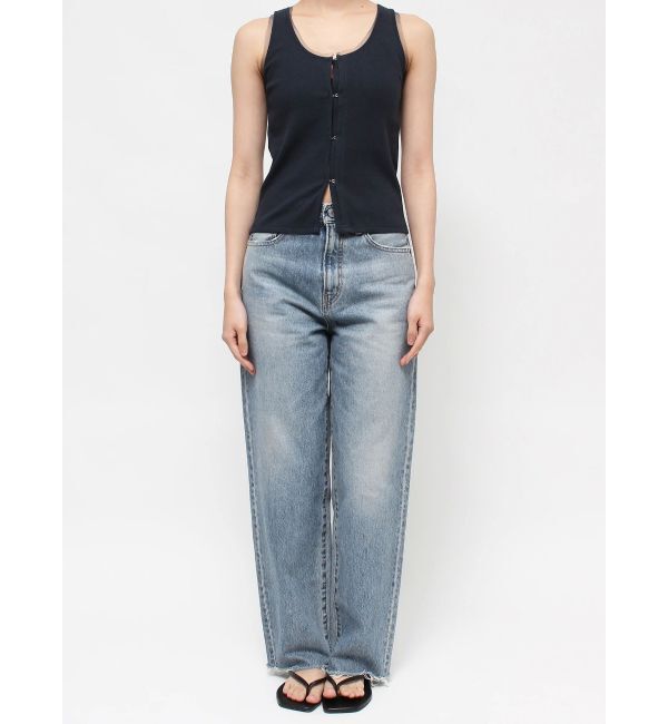 Ungrid「チュールコンビノースリデザイントップス」|Tシャツ・カットソー|