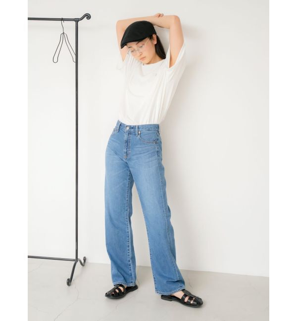 Ungrid「ライトオンスストレートデニム」|デニム|